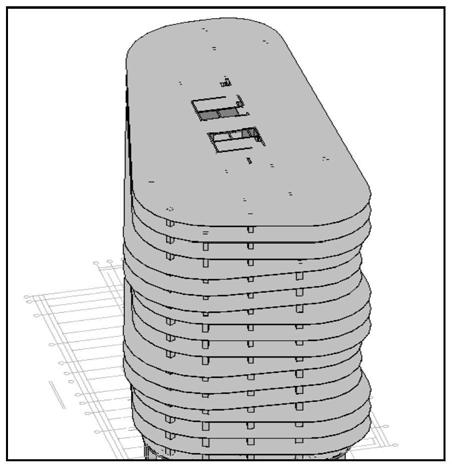 Construction method of irregular convex and concave facade structure scaffold