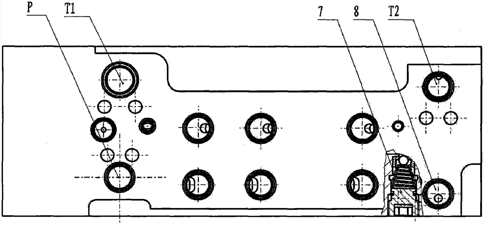 An electro-hydraulic control reversing valve with internal pressure relief function