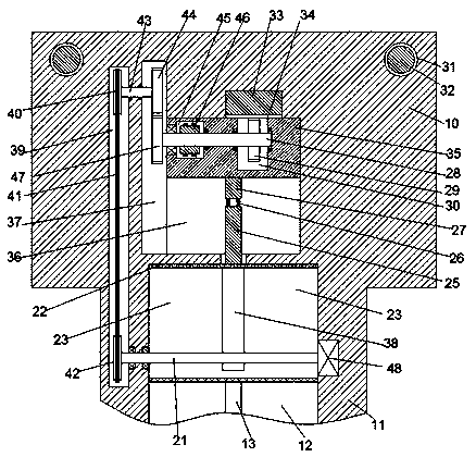 Pipe fitting drilling device