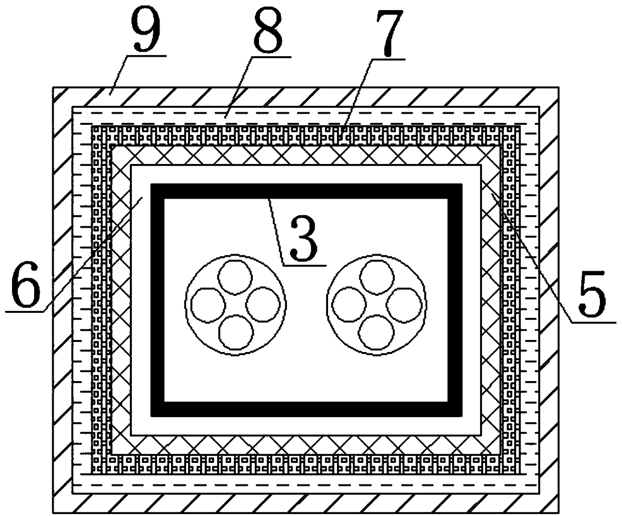 Self-regulating electric heat tracing tape for high-temperature boiler