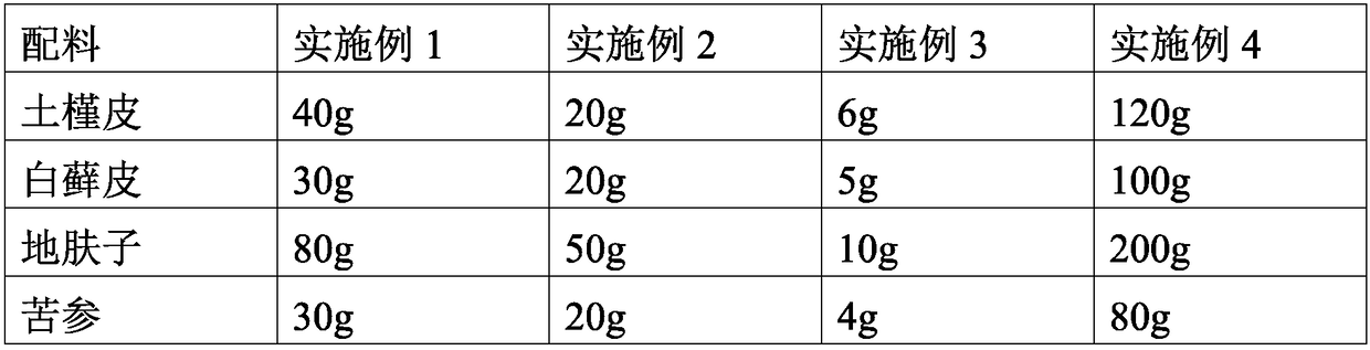 Traditional Chinese medicine composition for skin diseases as well as preparation, preparation method and use of traditional Chinese medicine composition