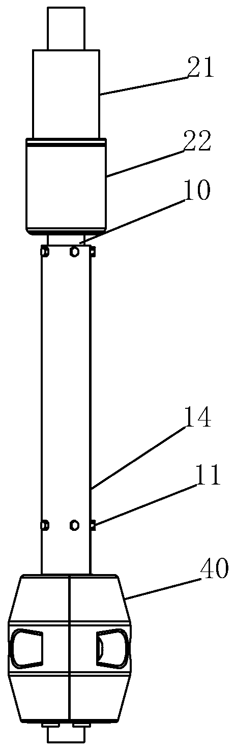 Blocking and sopping mechanism and drawing-pulling type water outlet device