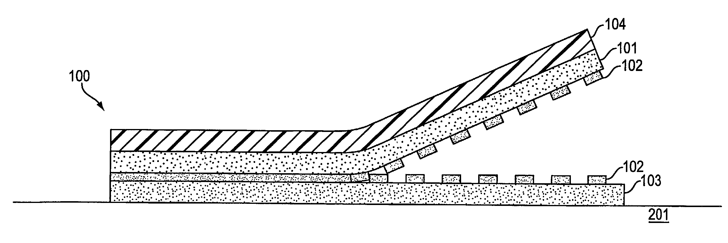 Materials and construction for a tamper indicating radio frequency identification label