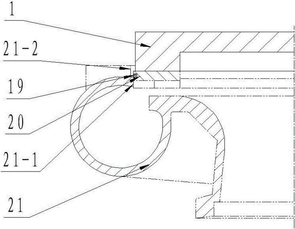 Press-mounting device for rectification window of aviation turbine cooler and press-mounting method