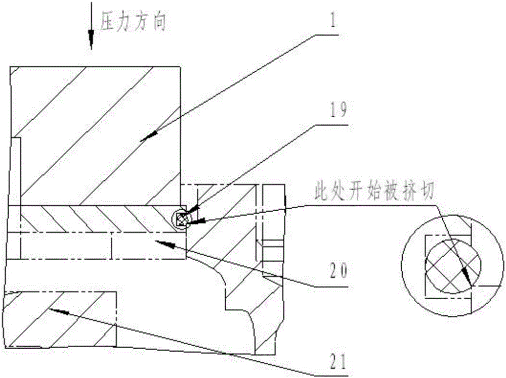 Press-mounting device for rectification window of aviation turbine cooler and press-mounting method