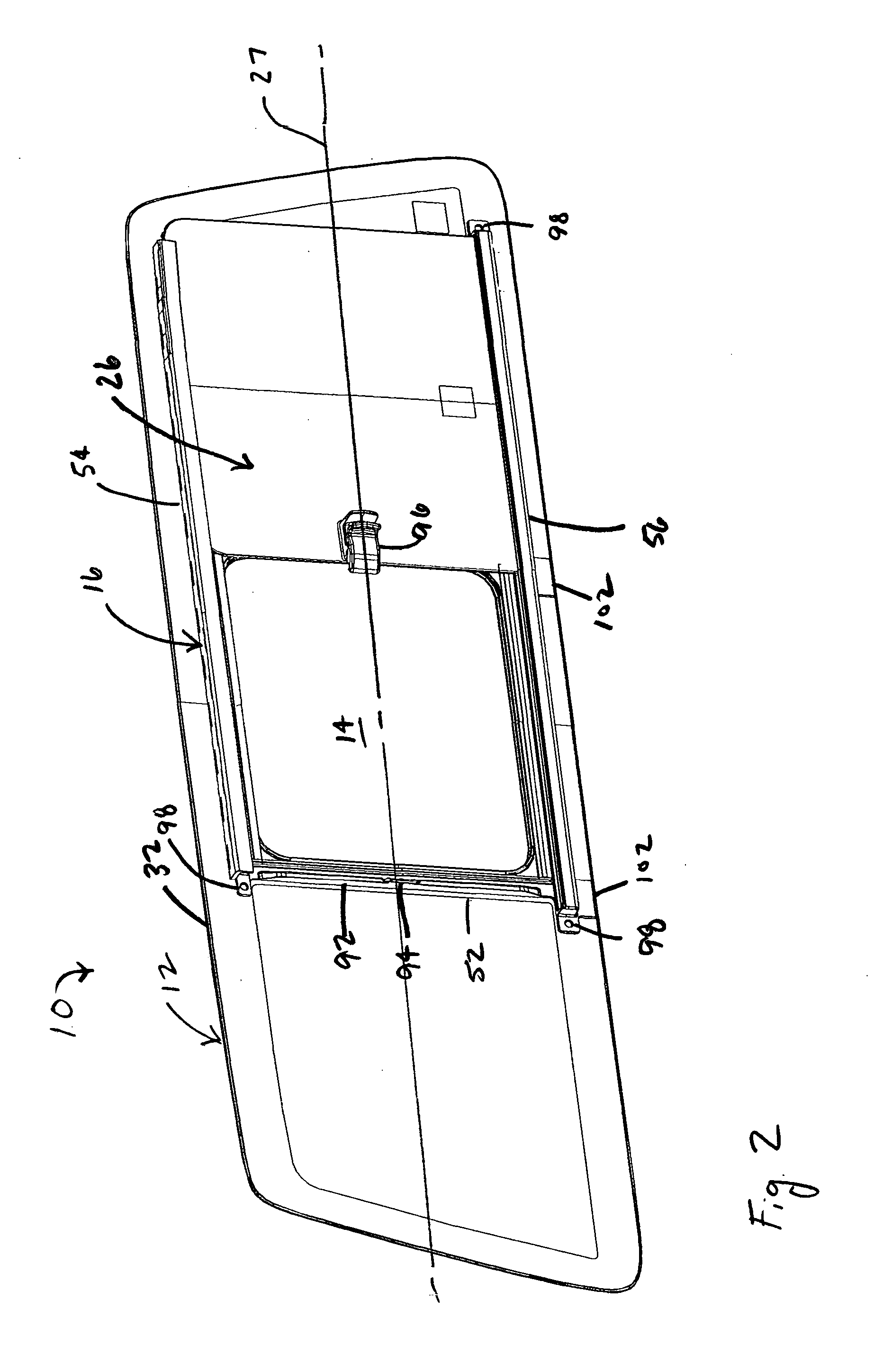 Slider window assembly