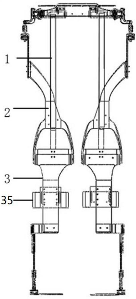 Passive exoskeleton robot for enhancing human body load transportation capacity