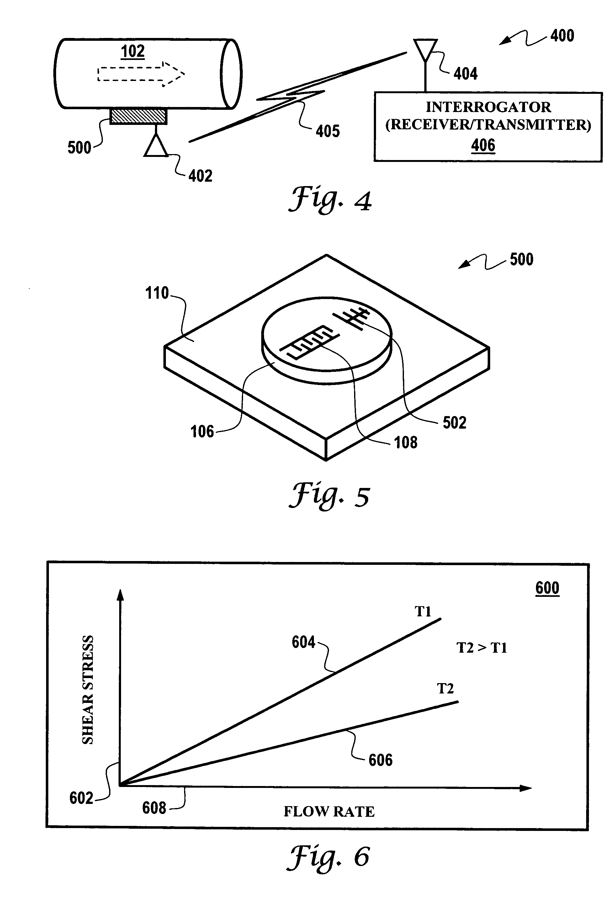 Acoustic wave flow sensor