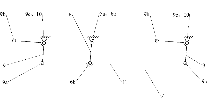 Shedding device of weaving machine