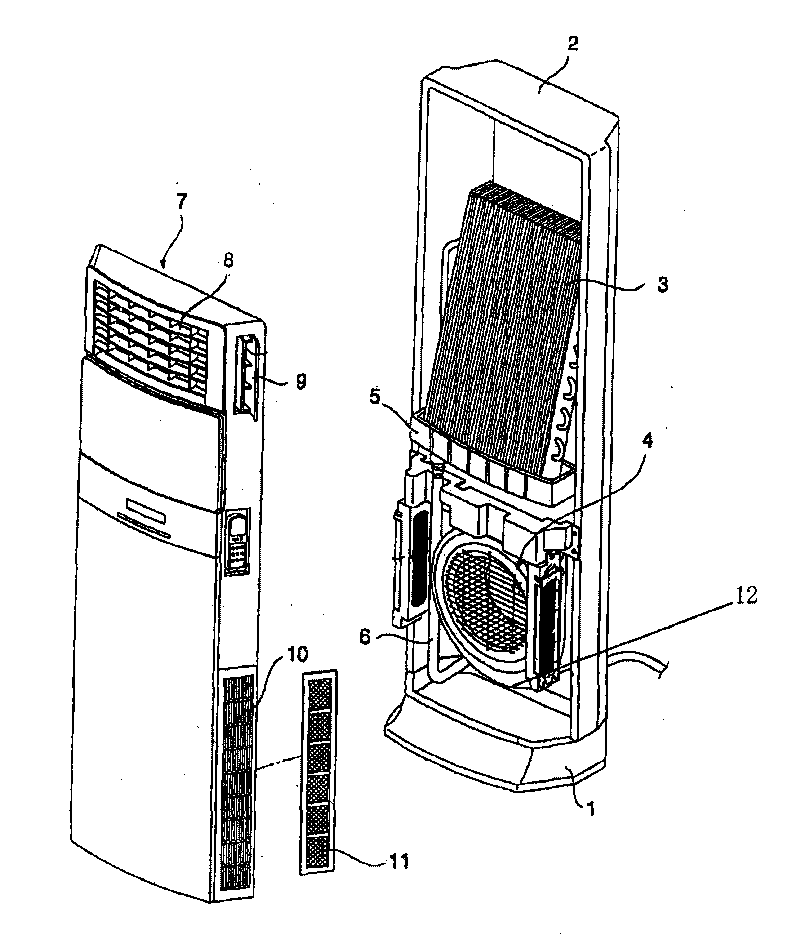 Indoor unit of cabinet air conditioner