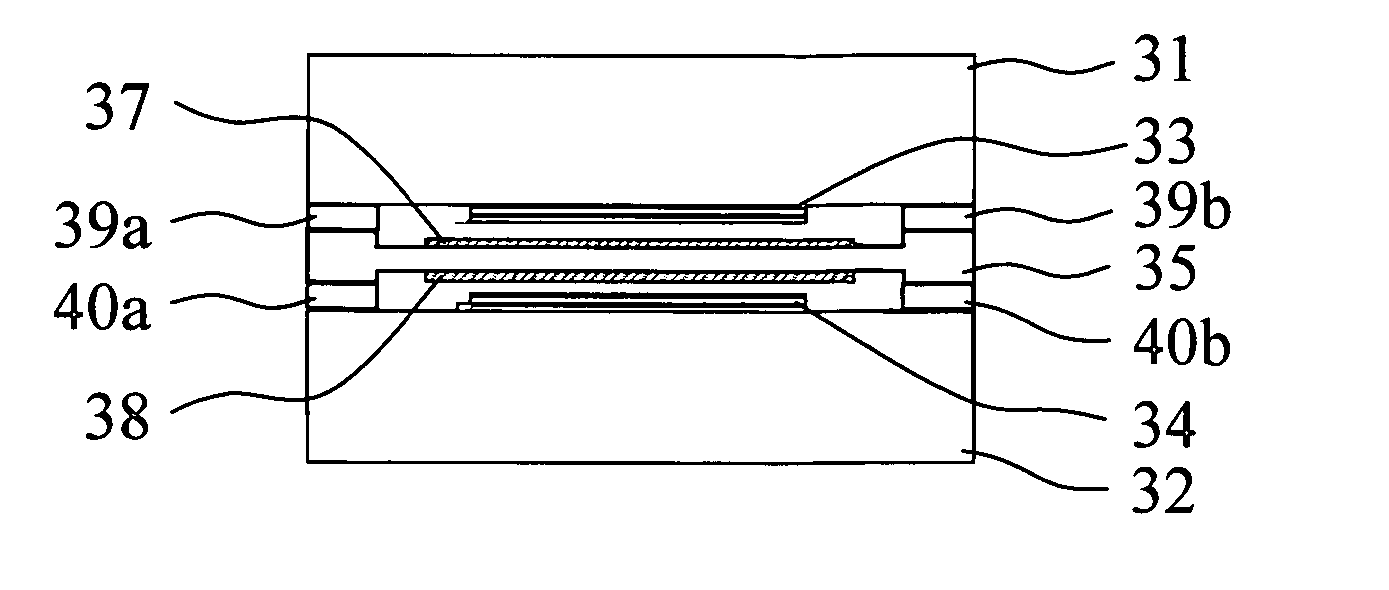 Encapsulation structure of double sided organic light emitting device and method of fabricating the same