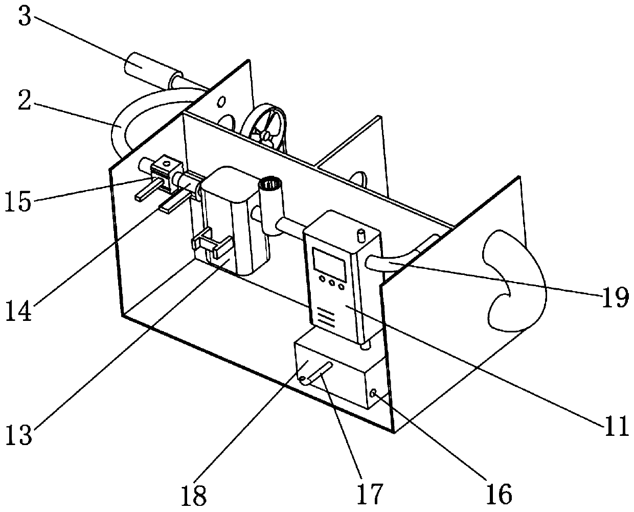 Fumigating integrated machine