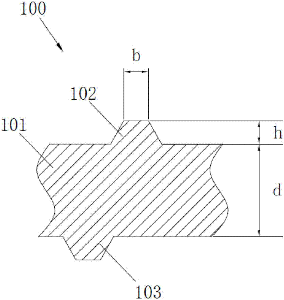 Steel bar suitable for concrete