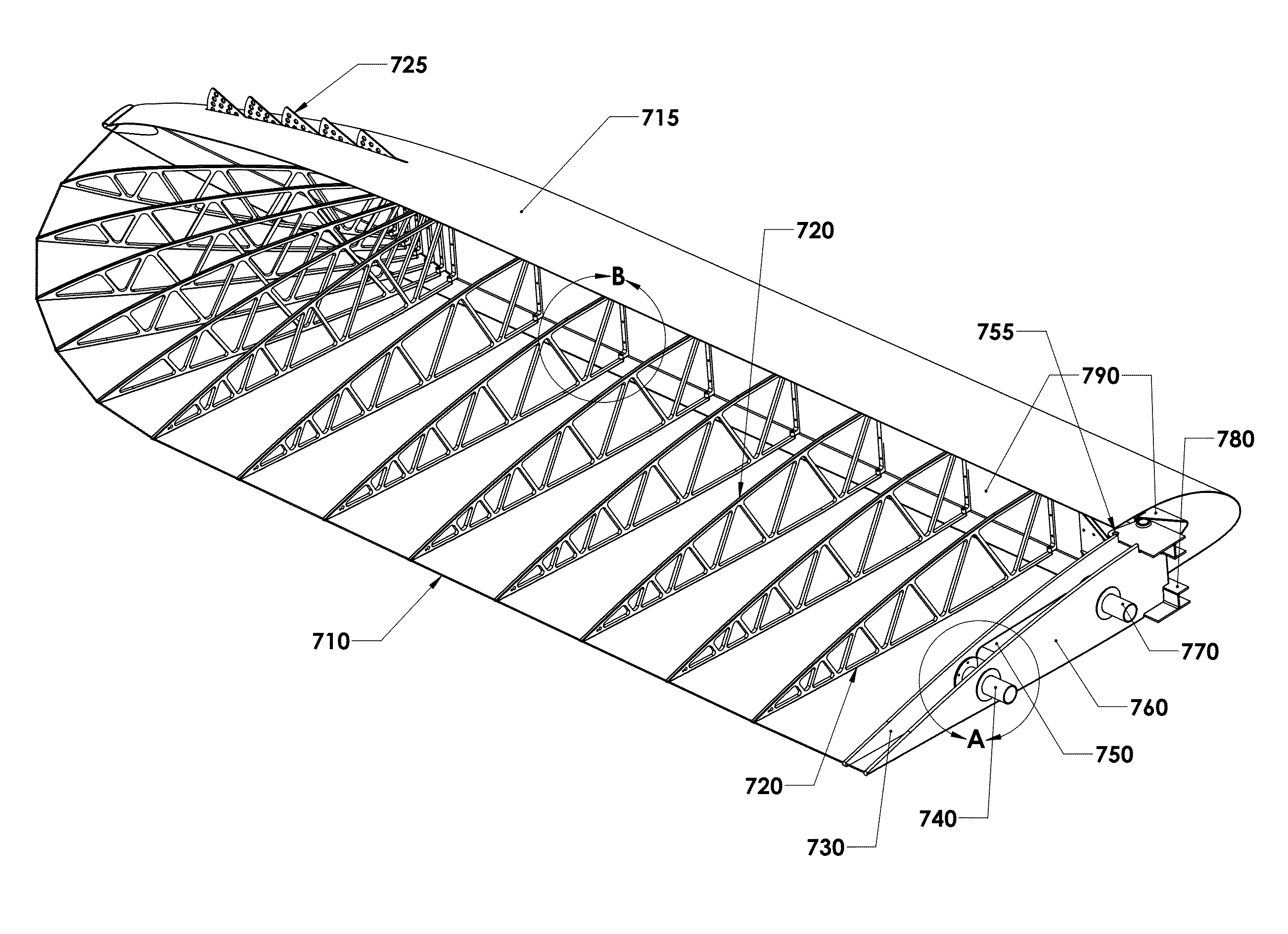 Roadable aircraft with collapsible wings and ductless fan