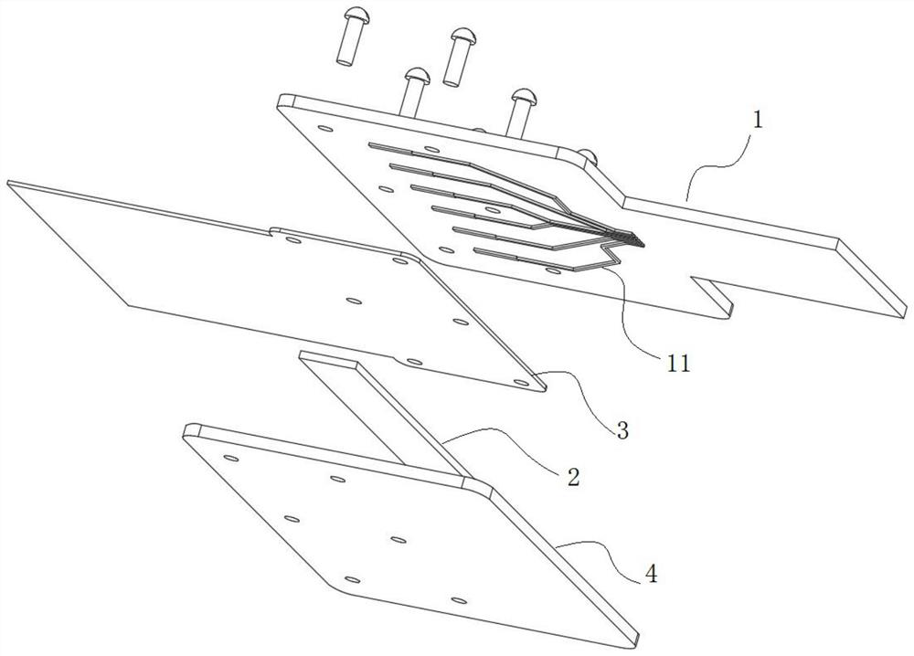 Flexible electrode switching device