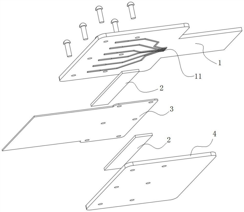 Flexible electrode switching device