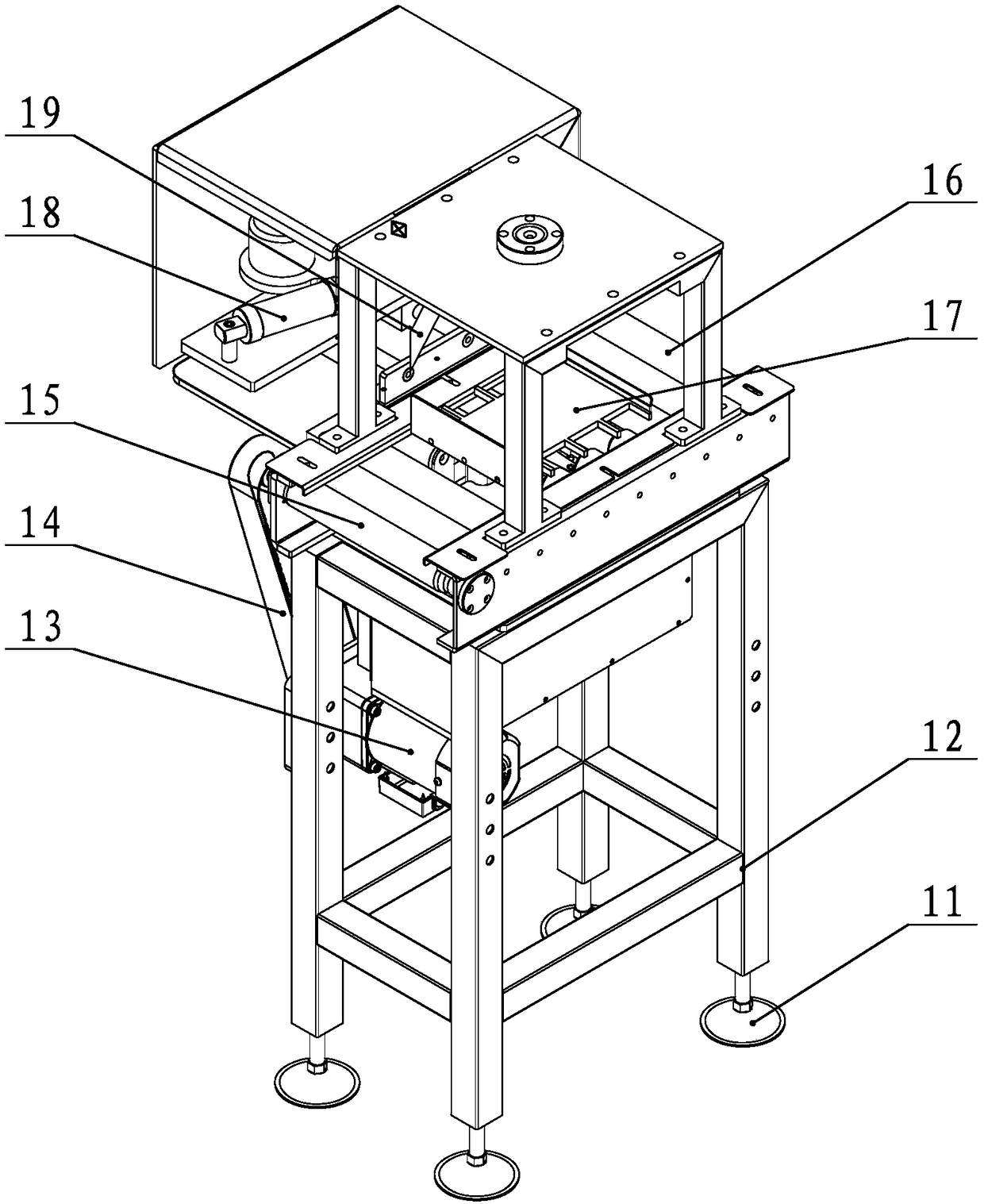 Automatic winding and dog-ear folding machine for packaging boxes