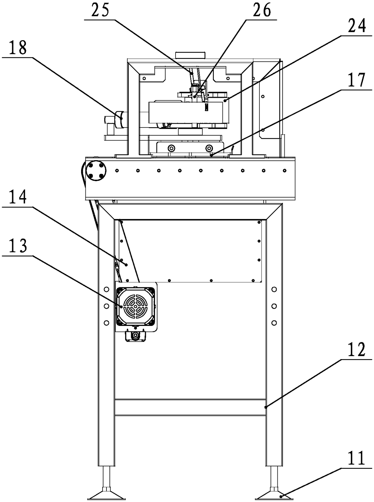 Automatic winding and dog-ear folding machine for packaging boxes