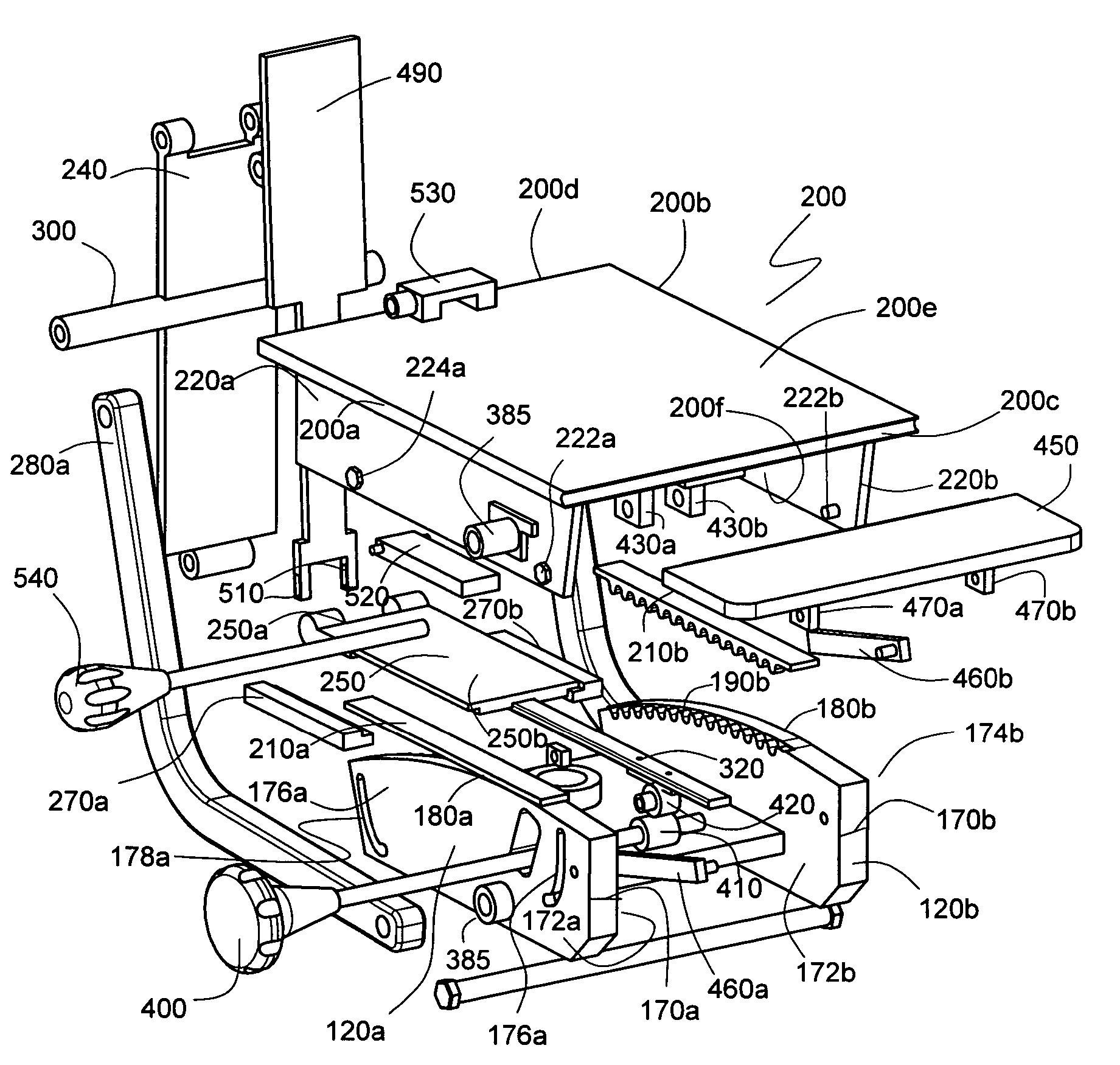 Articulated seating mechanism