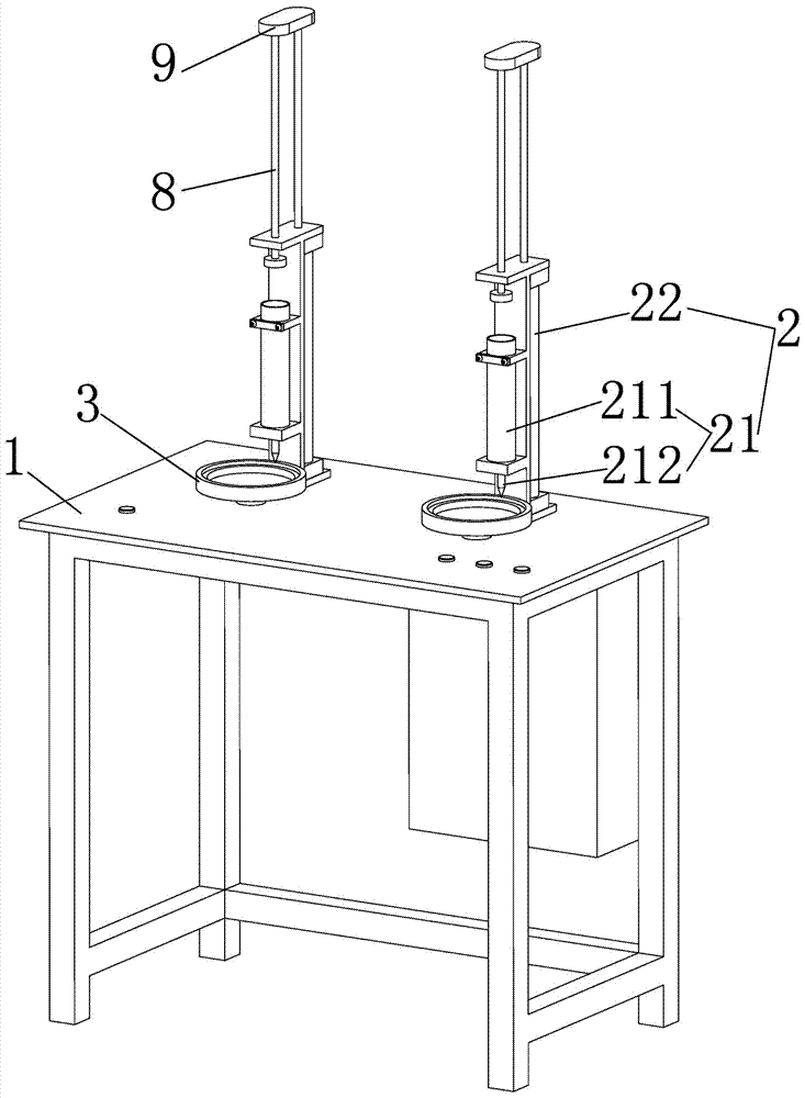 Full-automatic glue dispensing machine