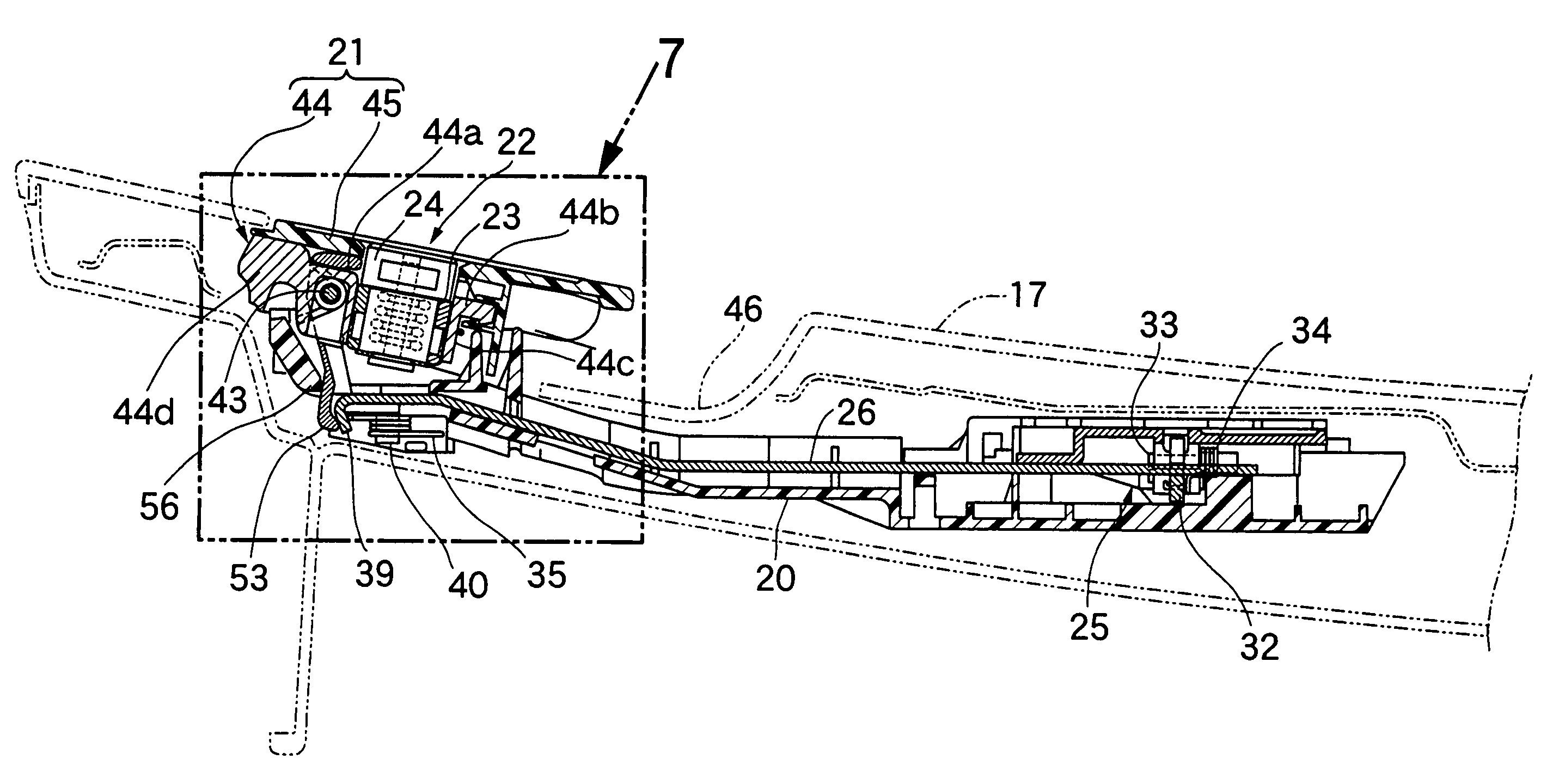 Glove box device