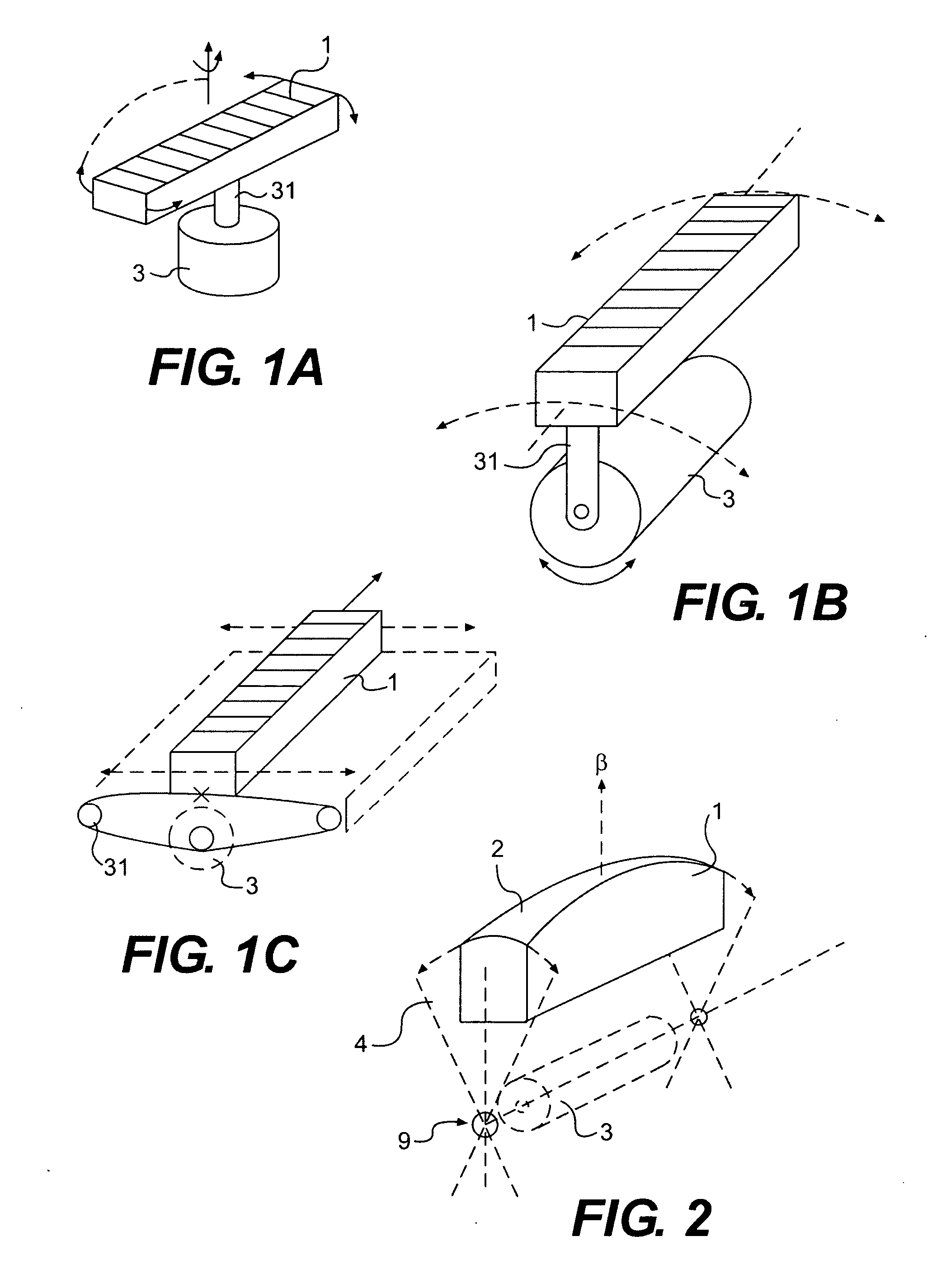 Ultrasonic probe for scanning a volume