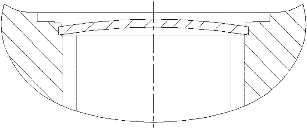 Sealing structure of wedge-shaped blocking cover