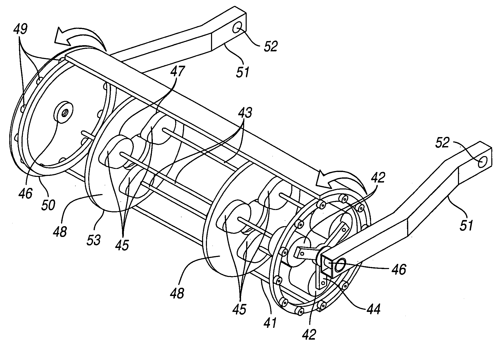 Vibratory countermine system and method