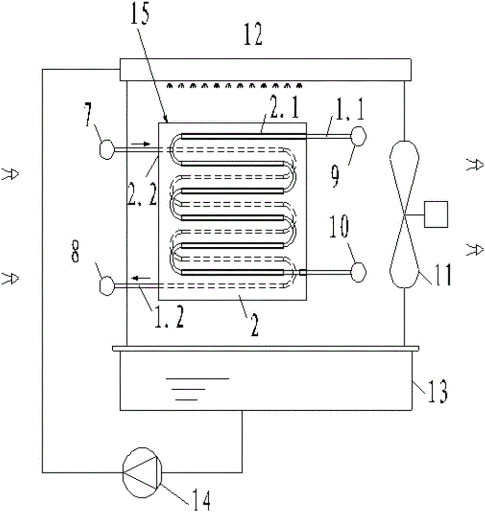 Natural cold source unit