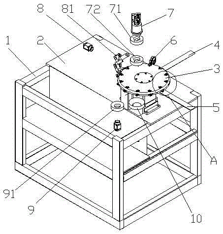 Multi-station conveying shooting mechanism for automatic detection of soft-magnetic magnetic core