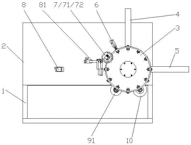 Multi-station conveying shooting mechanism for automatic detection of soft-magnetic magnetic core