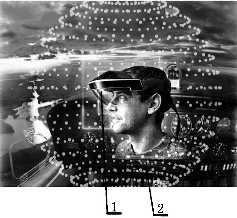 Navigation airport low-altitude navigation chart based on AR display technology and implementation system thereof