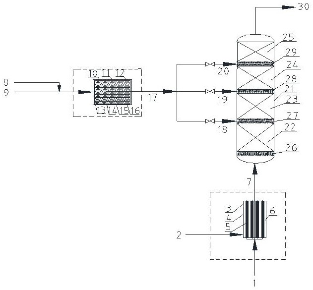 Olefin hydration reaction device and olefin hydration method