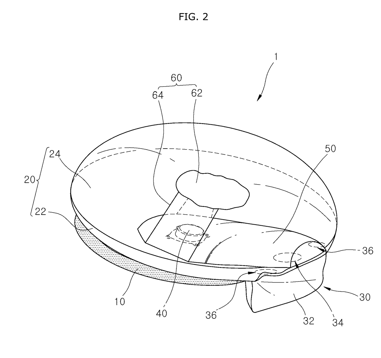 Air bag device for driver's seat