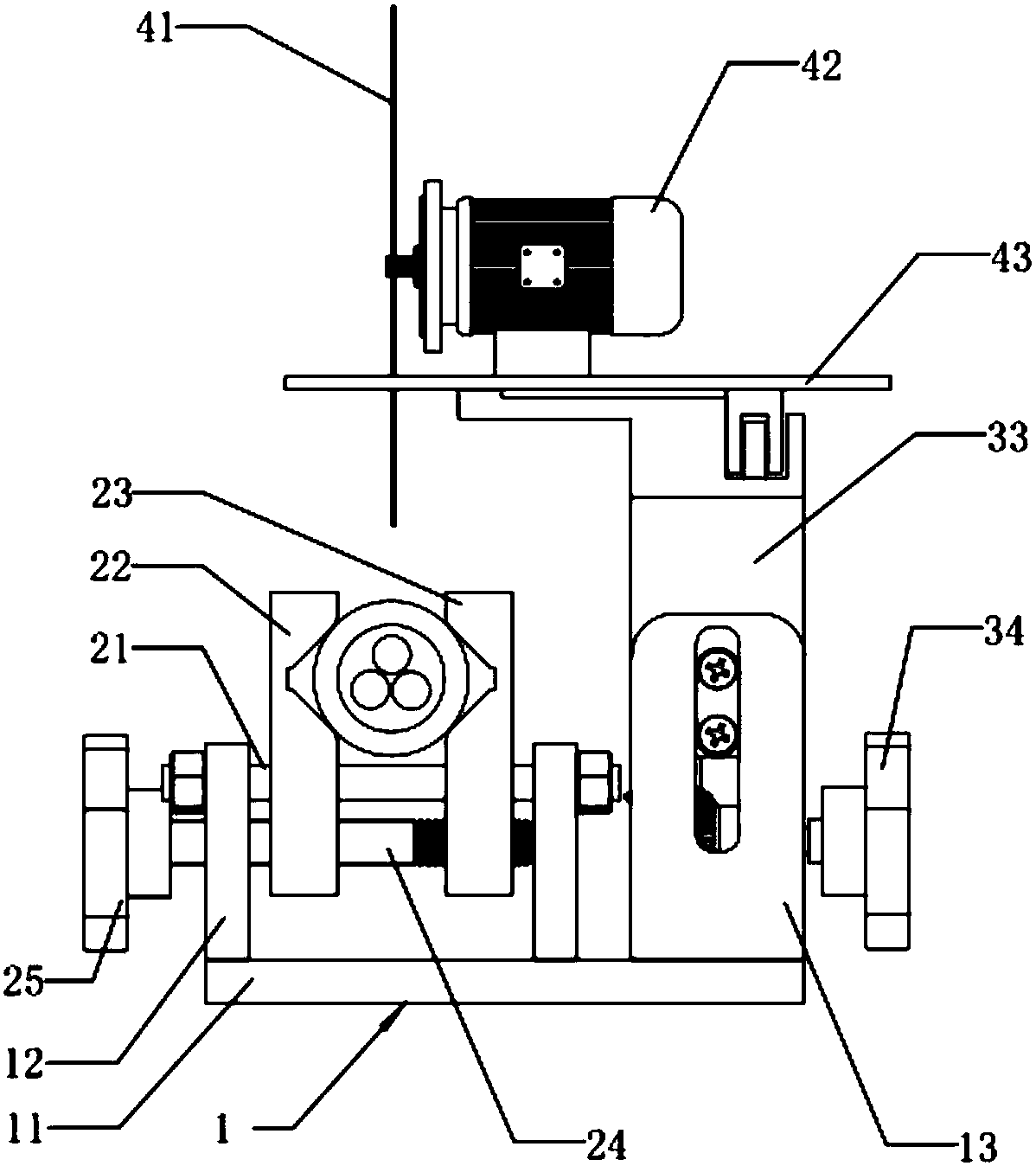 Crimp type wire clamp electric rescue tool and operation method