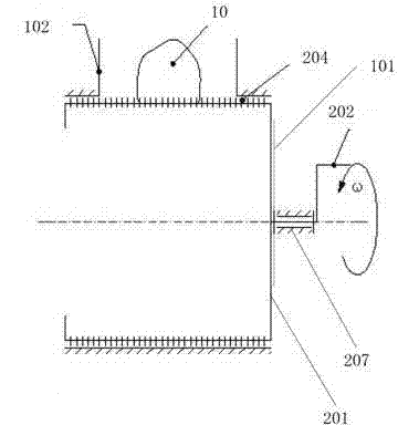 A vegetable cutting device