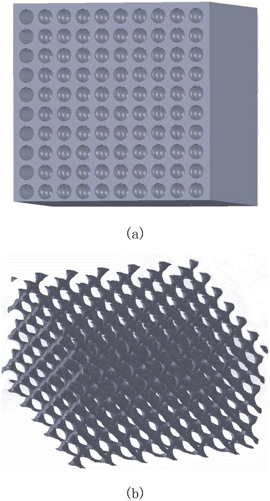 Selective laser sintering based preparation method of complex-structure porous ceramic