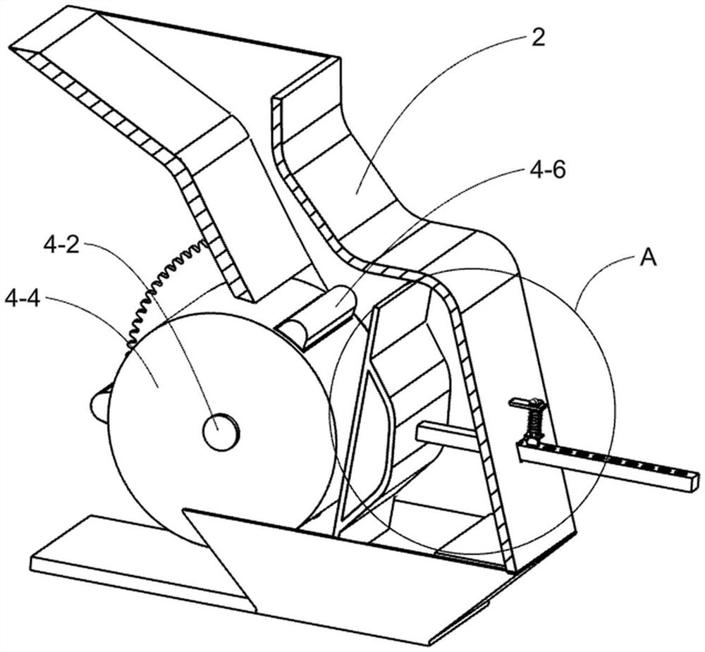 A rotary drying recovery device for desulfurized gypsum