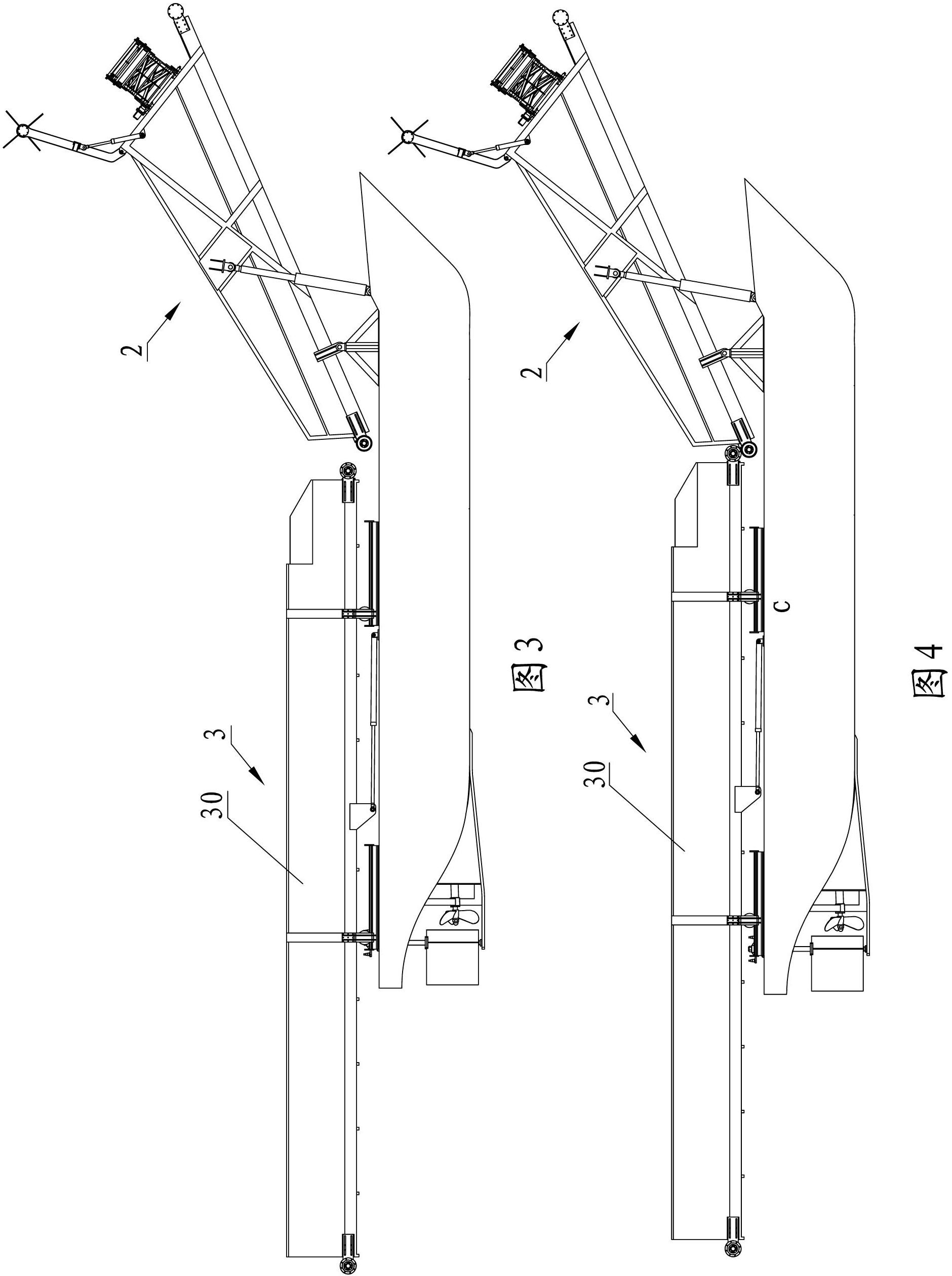 Water surface floater recovery ship