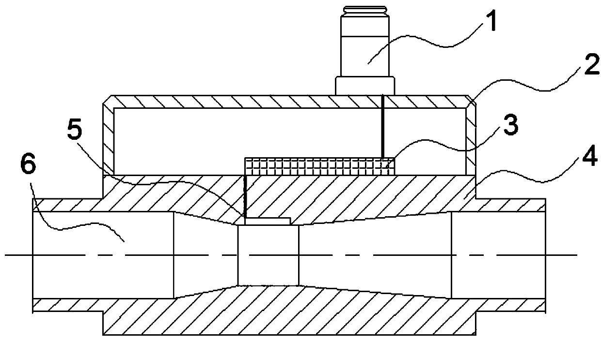 Thermal gas flowmeter and application thereof