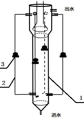 UASB reactor and hydraulic control method thereof