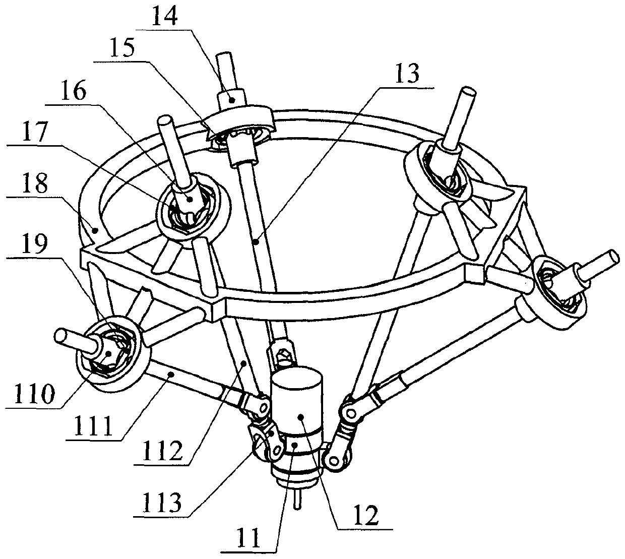 A multi-axis linkage device