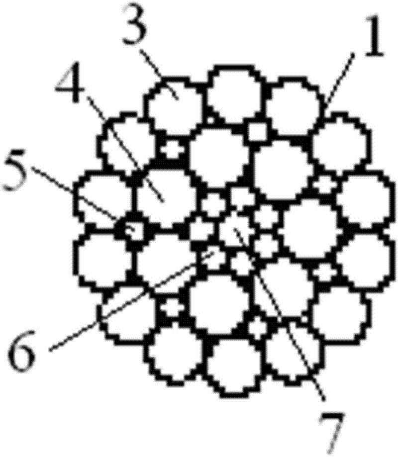 Parallel-laid steel wire rope for container equipment and manufacturing method thereof