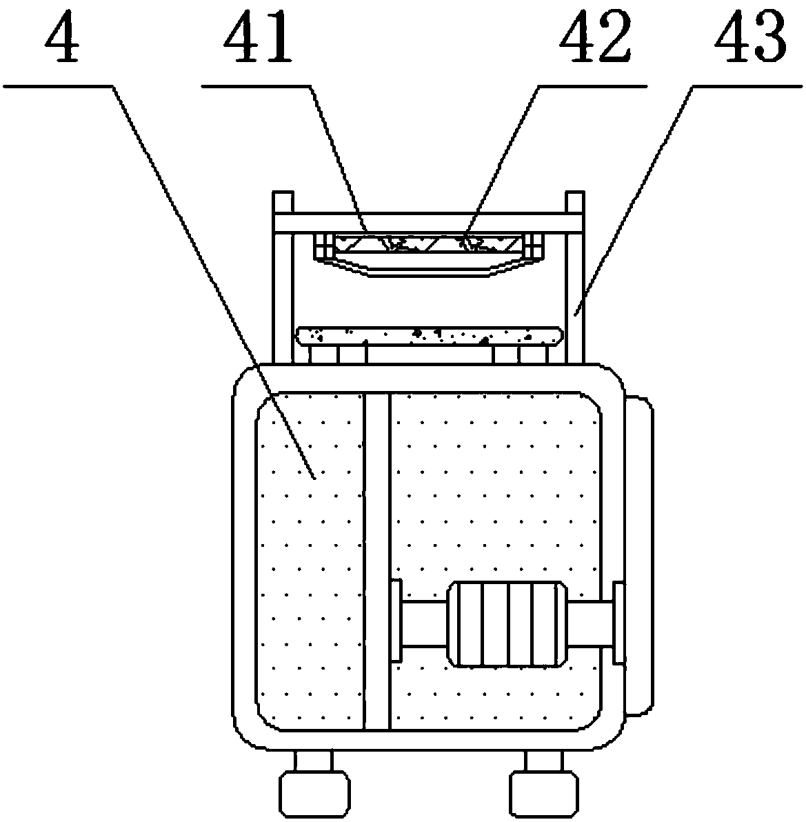 Cutting device for food packaging equipment