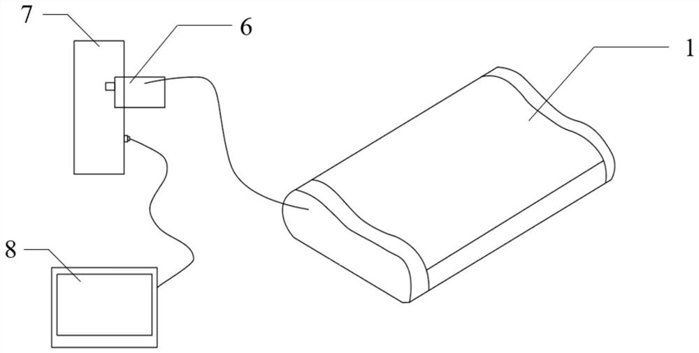 Non-interference self-adaptive sleeping posture recognition method based on pillow finite element analysis