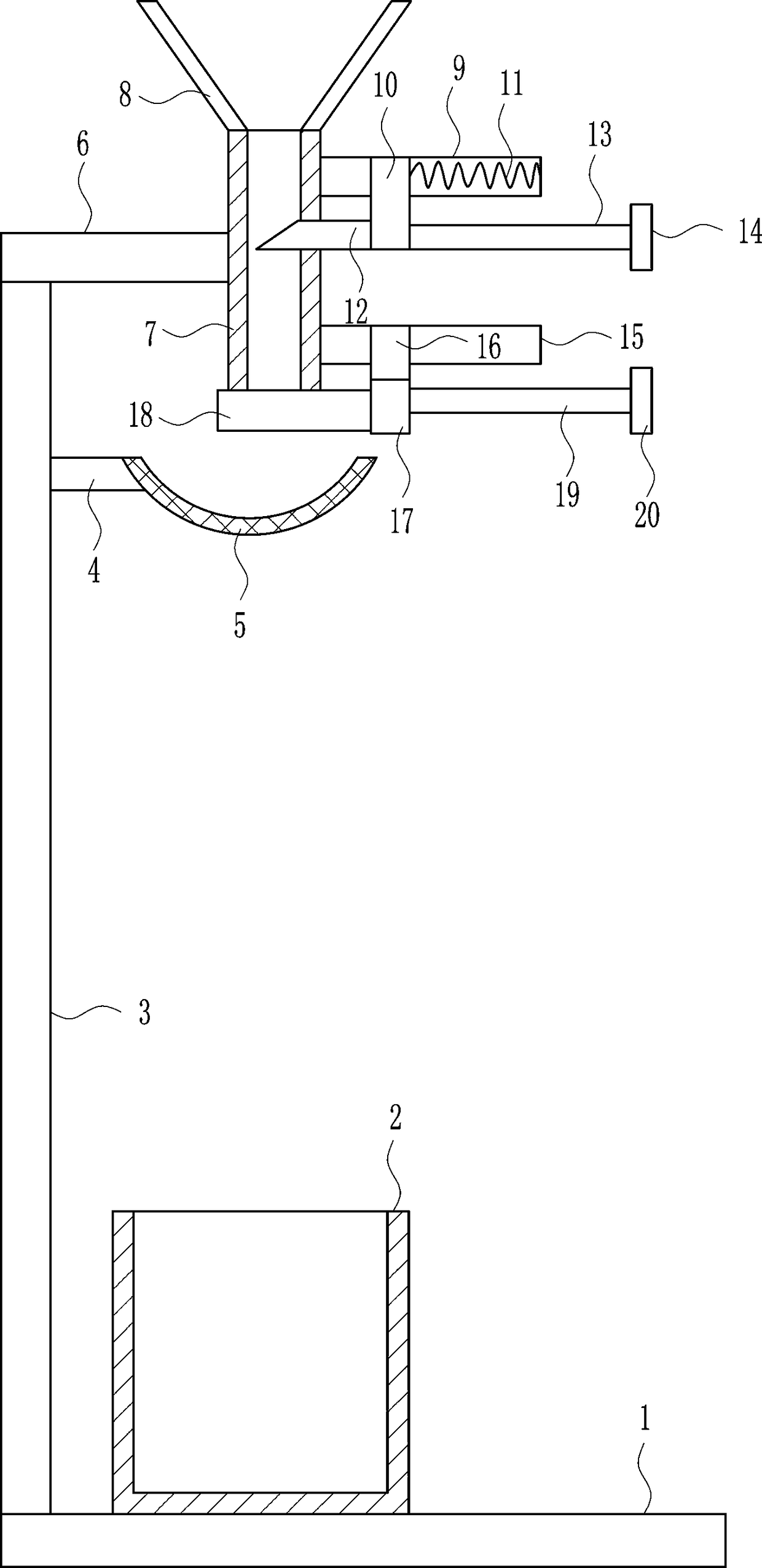 Single-hand-operated medicine preparation device for medical care