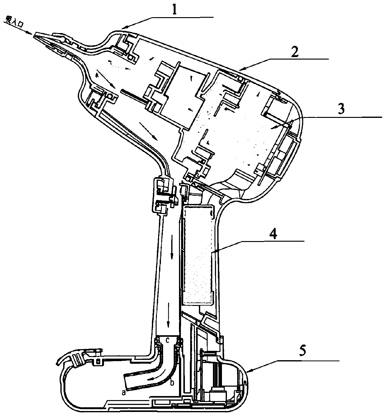 Window cleaning machine for preventing sewage from flowing backwards