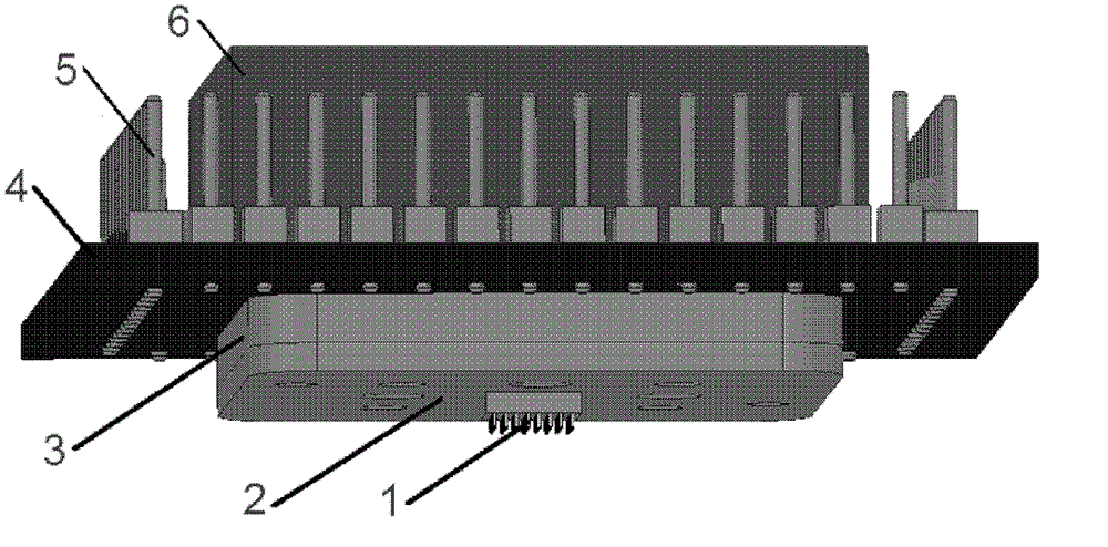 A test head for automatic inspection of wafer-level packaging chips and its implementation method