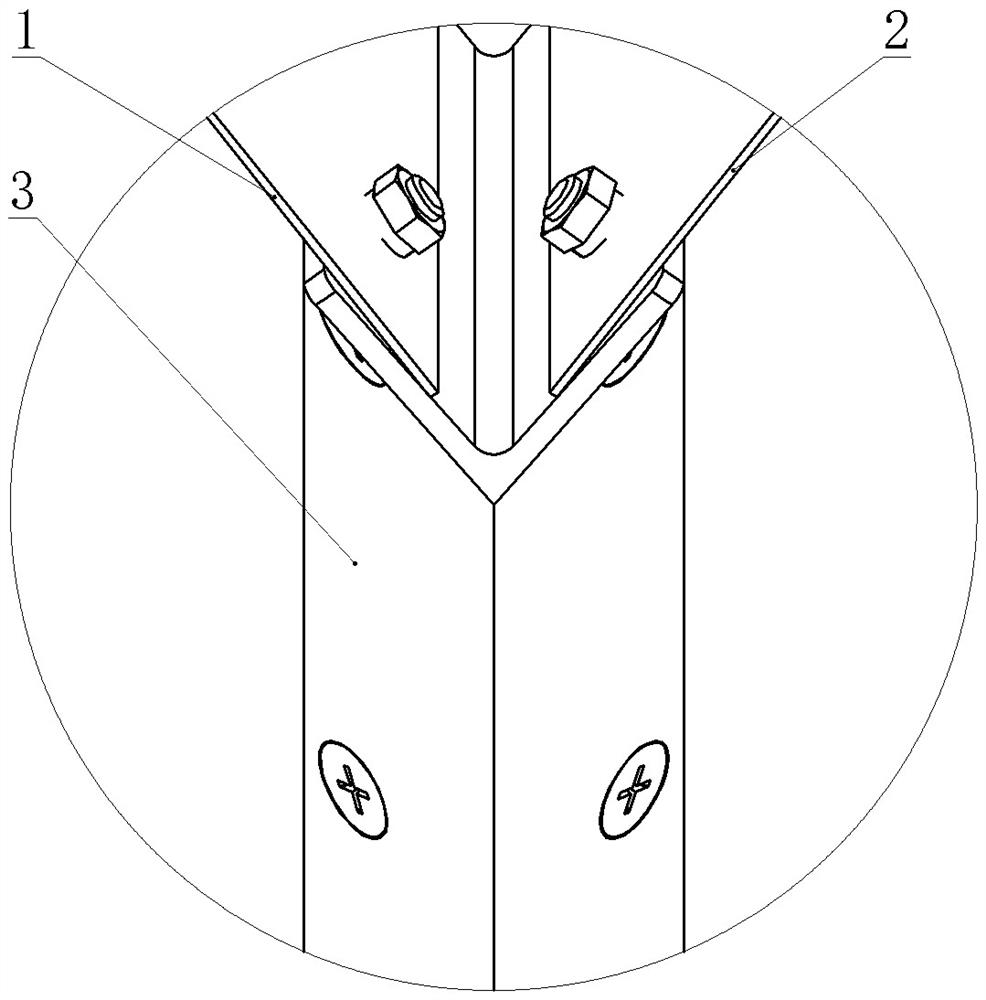 Rear-mounted ditcher soil dividing wing