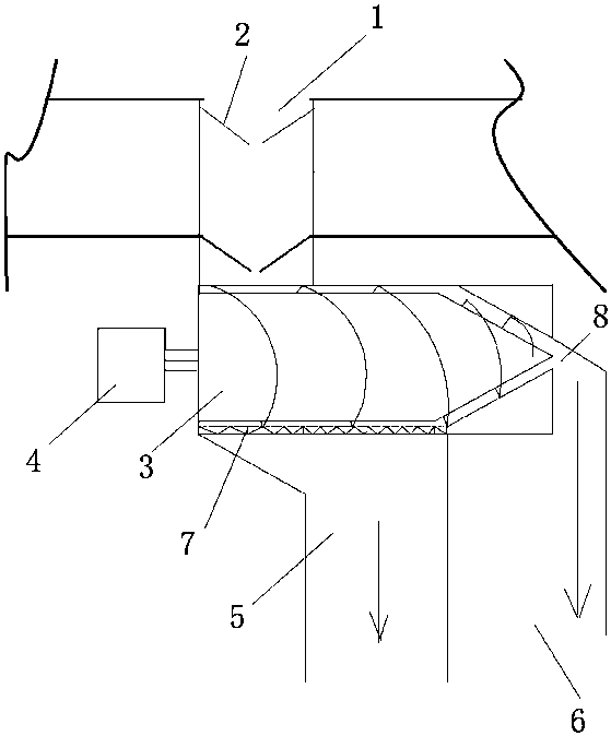 Residue squeezing water tank